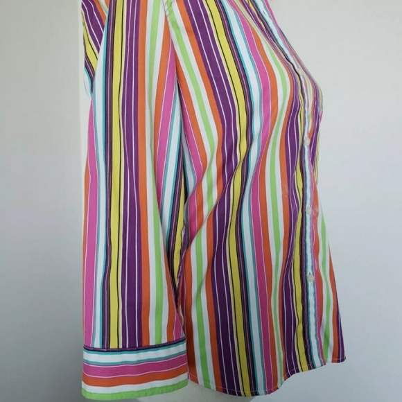 Ralph lauren button down colorful striped shirt size XS - Picture 3 of 13